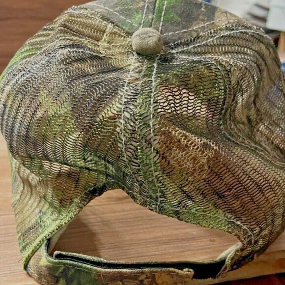 Mens Team Realtree Signature Camo Mesh Trucker Cap Adjustable Outdoor Hunt Hat - Picture 11 of 14